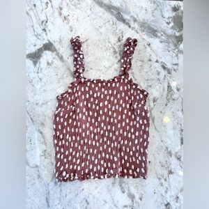 Abercrombie & Fitch “All-Over Smocked Wide Strap Cami” - Size SMALL.
